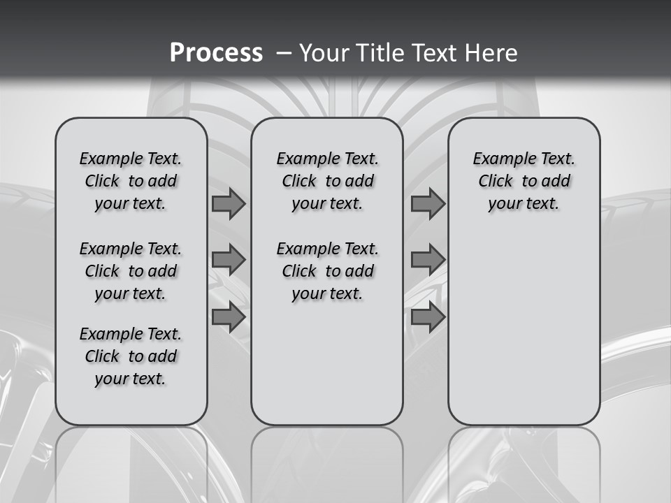 Silver Isolated Shiny PowerPoint Template