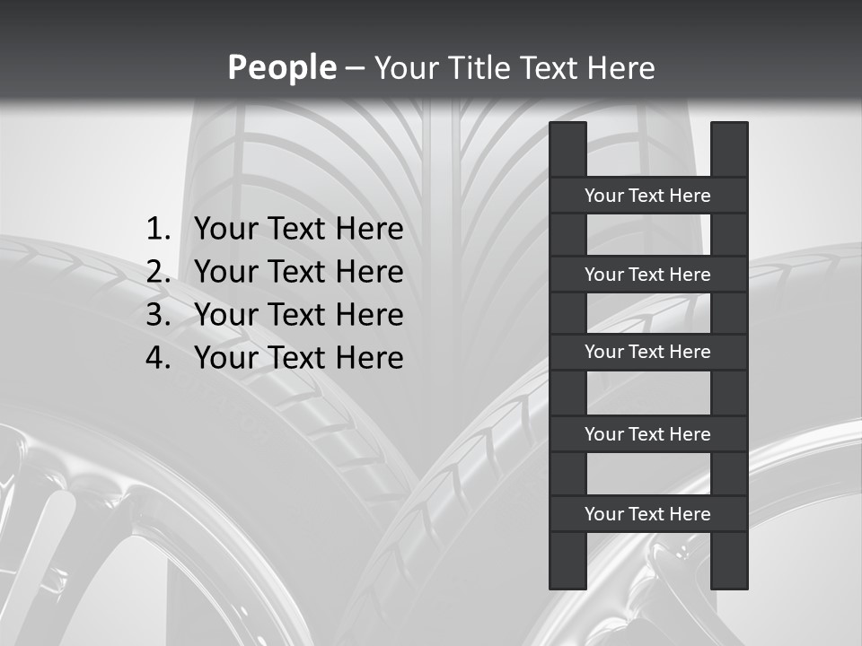 Silver Isolated Shiny PowerPoint Template