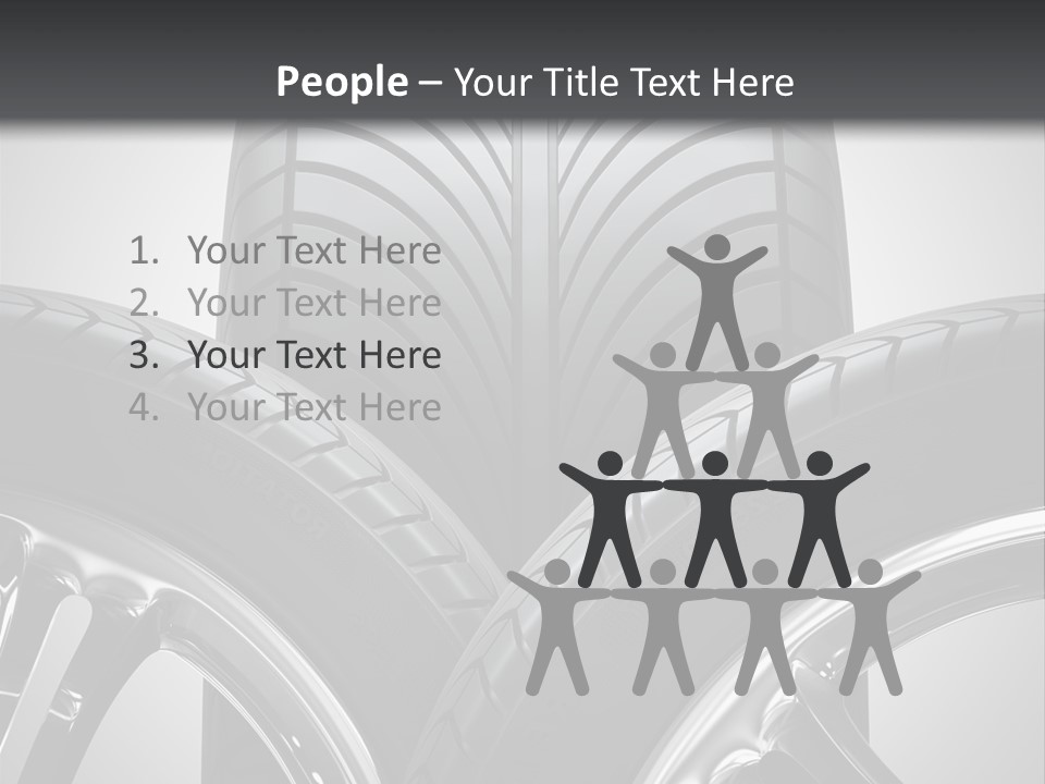 Silver Isolated Shiny PowerPoint Template