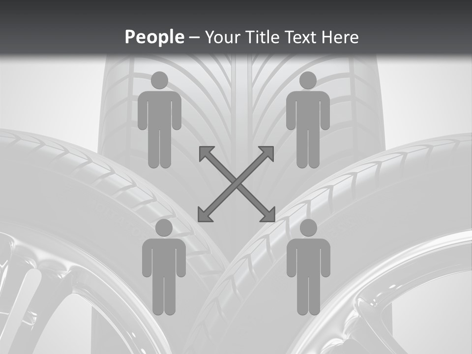 Silver Isolated Shiny PowerPoint Template