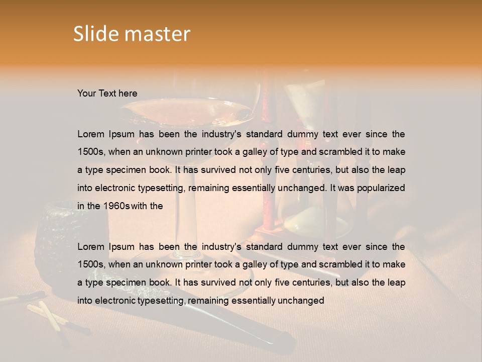 Reflection Wood Burnt PowerPoint Template