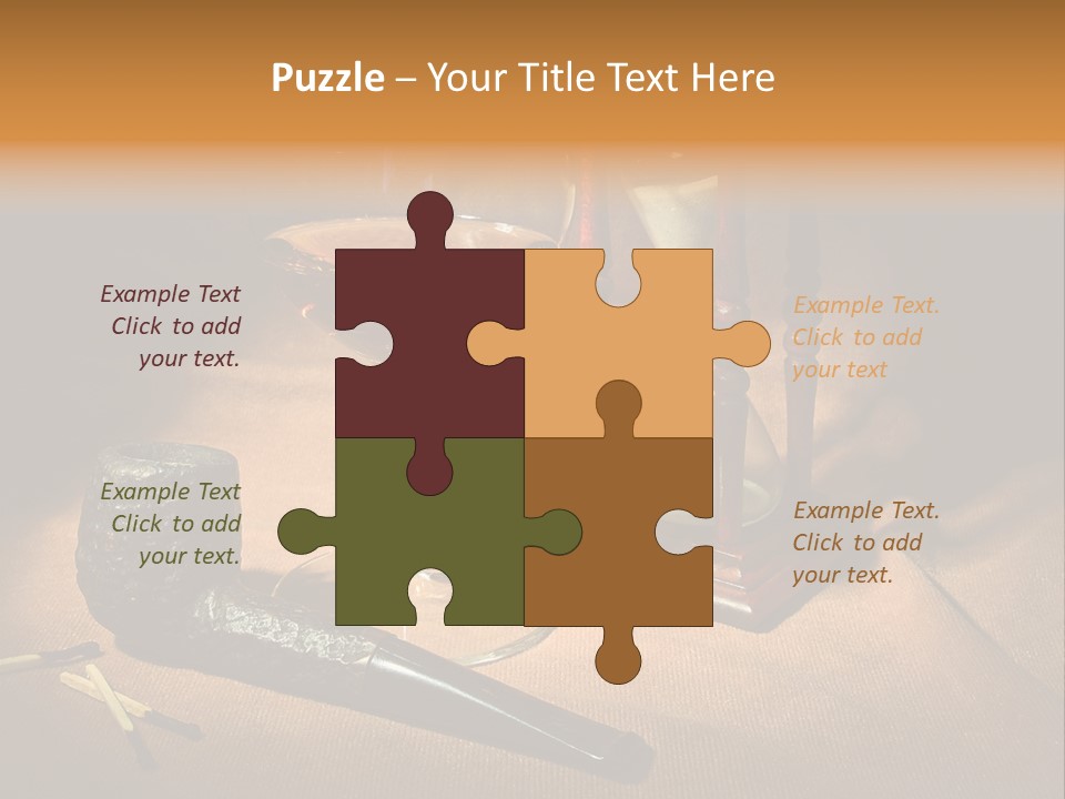 Reflection Wood Burnt PowerPoint Template