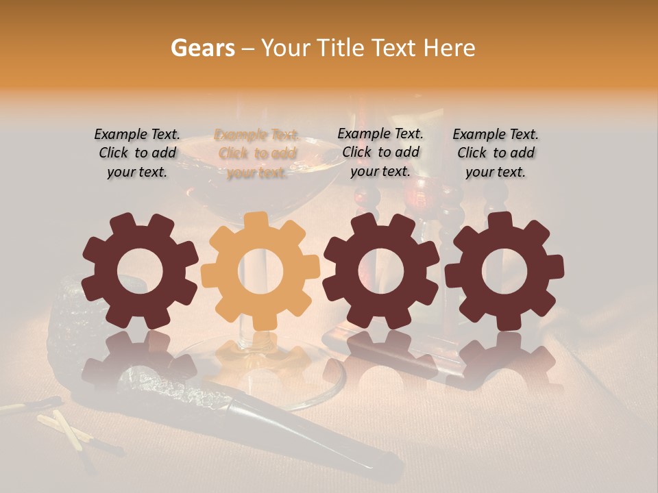 Reflection Wood Burnt PowerPoint Template