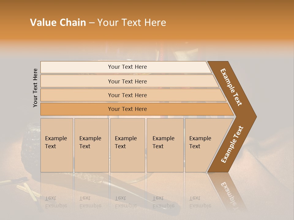 Reflection Wood Burnt PowerPoint Template