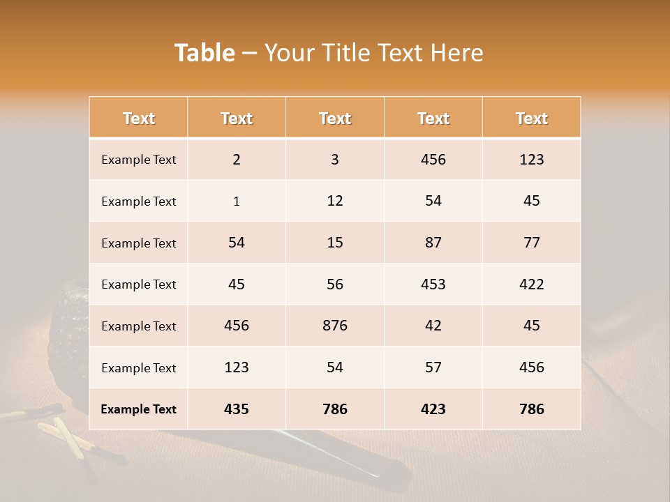 Reflection Wood Burnt PowerPoint Template