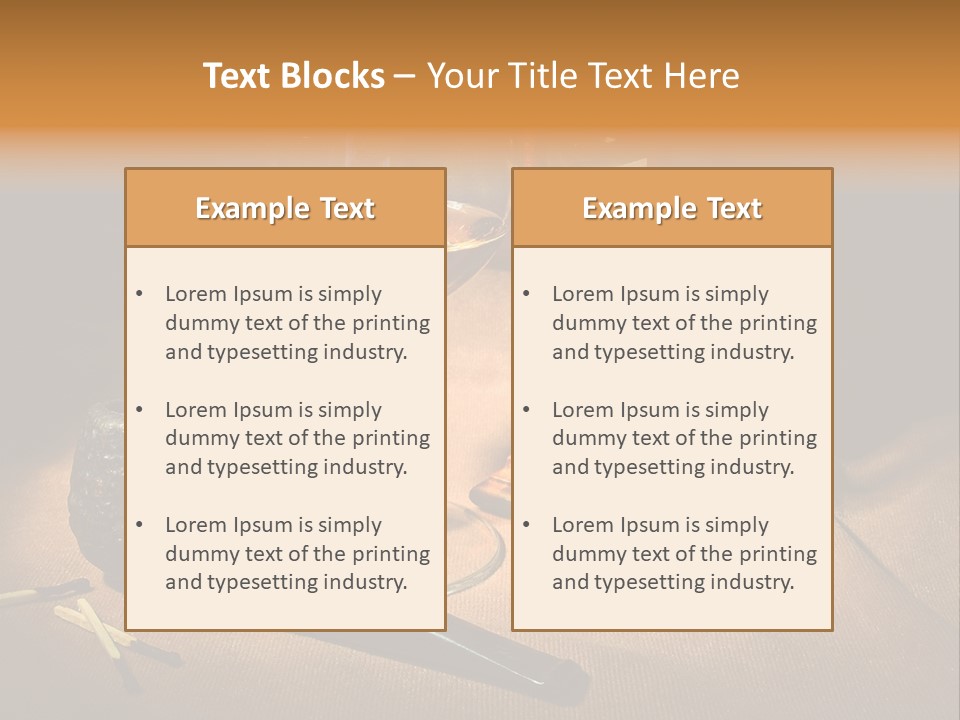 Reflection Wood Burnt PowerPoint Template