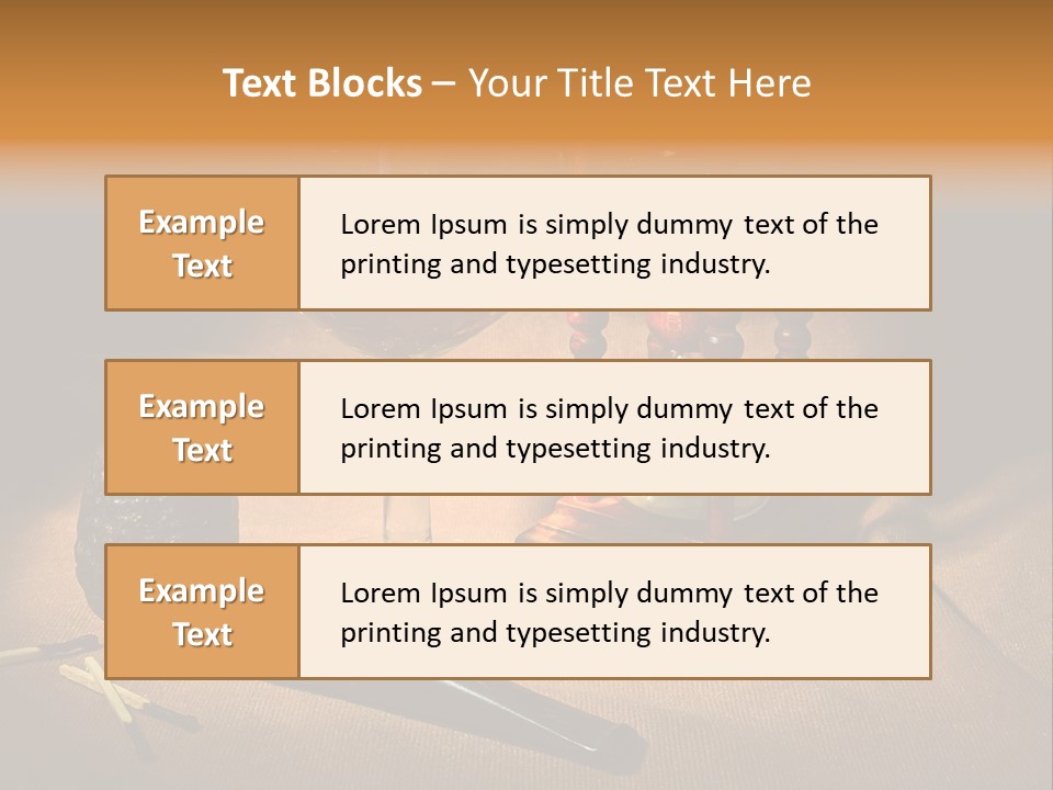 Reflection Wood Burnt PowerPoint Template