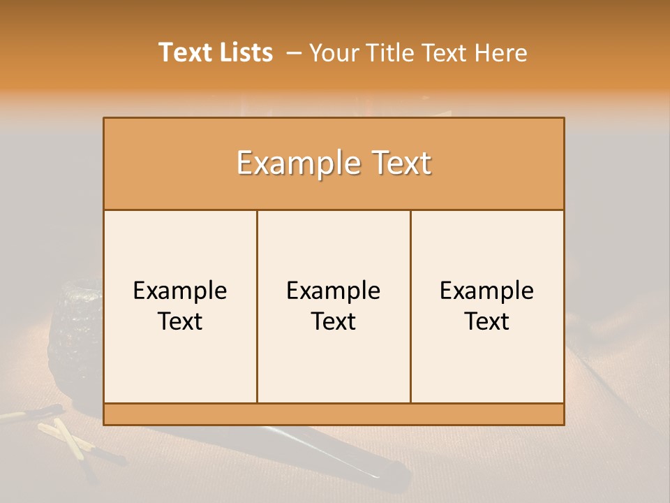 Reflection Wood Burnt PowerPoint Template