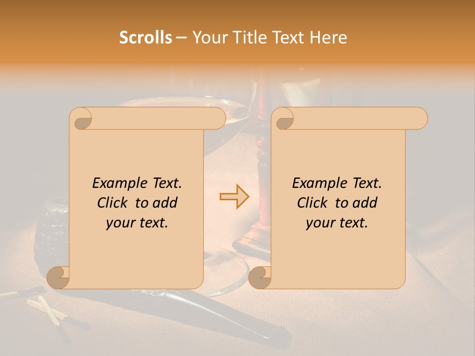 Reflection Wood Burnt PowerPoint Template