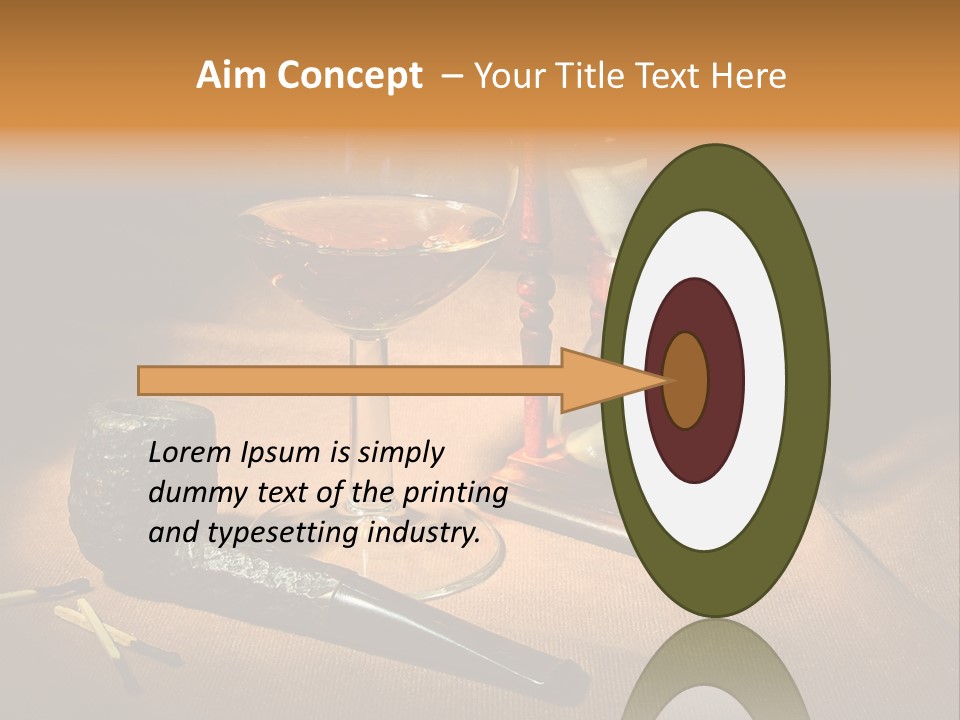 Reflection Wood Burnt PowerPoint Template