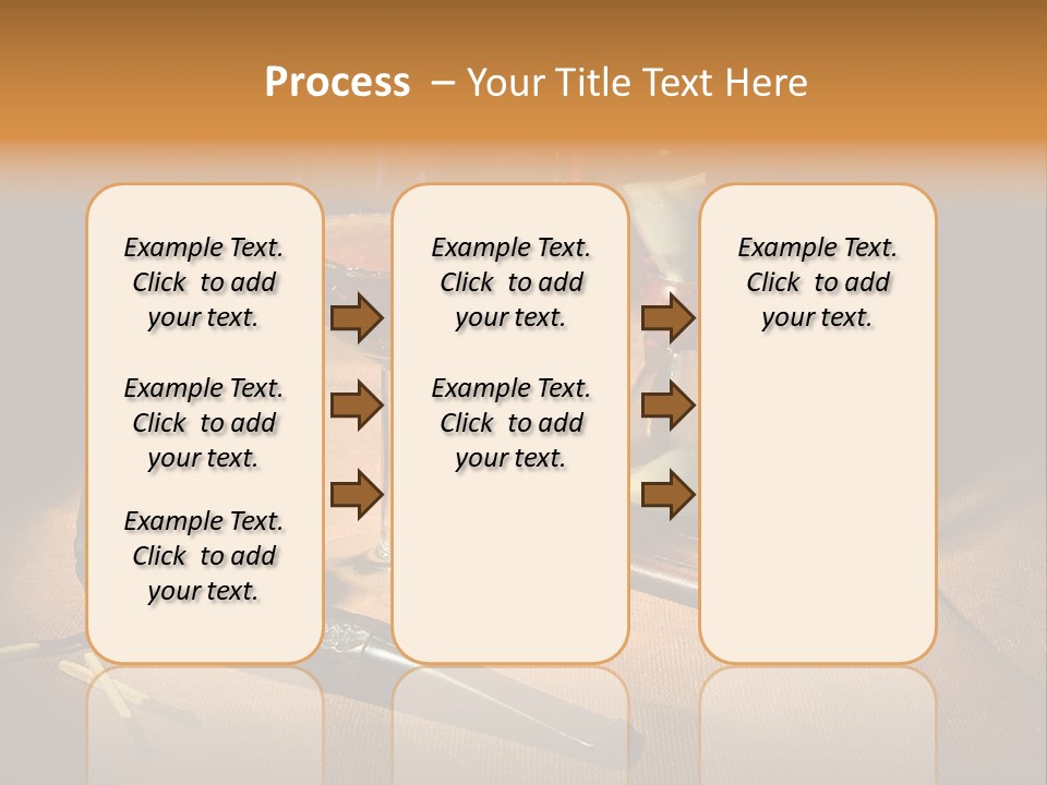 Reflection Wood Burnt PowerPoint Template