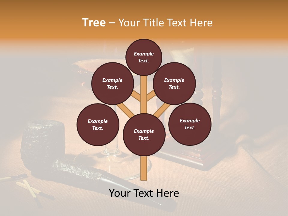 Reflection Wood Burnt PowerPoint Template