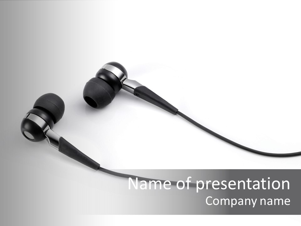 Mood Hear Cable PowerPoint Template