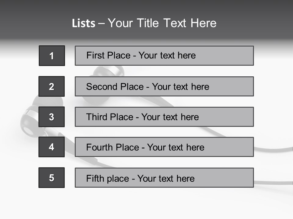 Mood Hear Cable PowerPoint Template