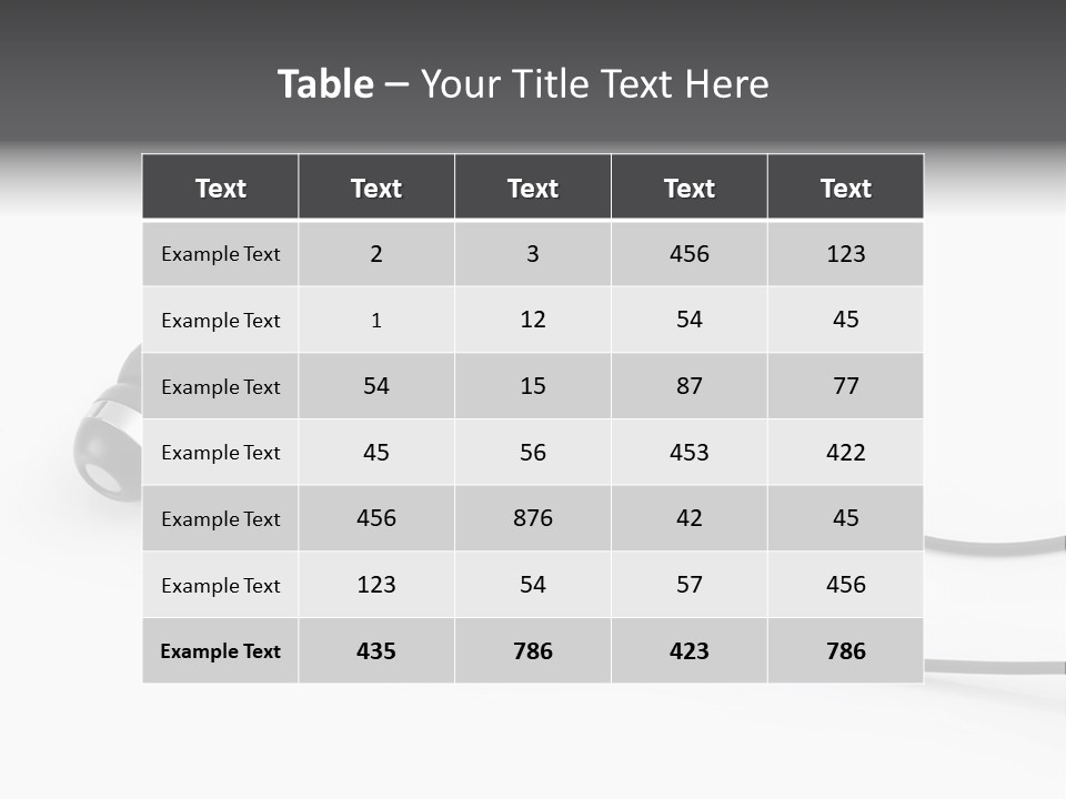 Mood Hear Cable PowerPoint Template