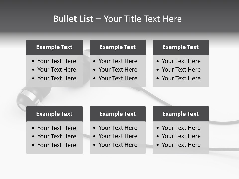 Mood Hear Cable PowerPoint Template