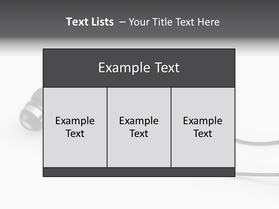 Mood Hear Cable PowerPoint Template