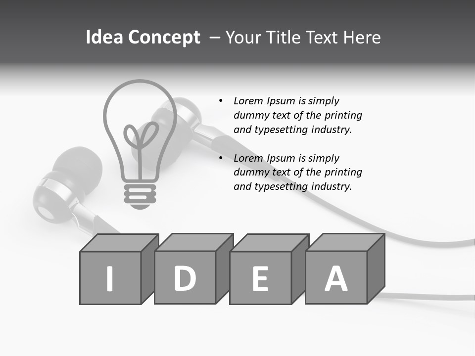 Mood Hear Cable PowerPoint Template