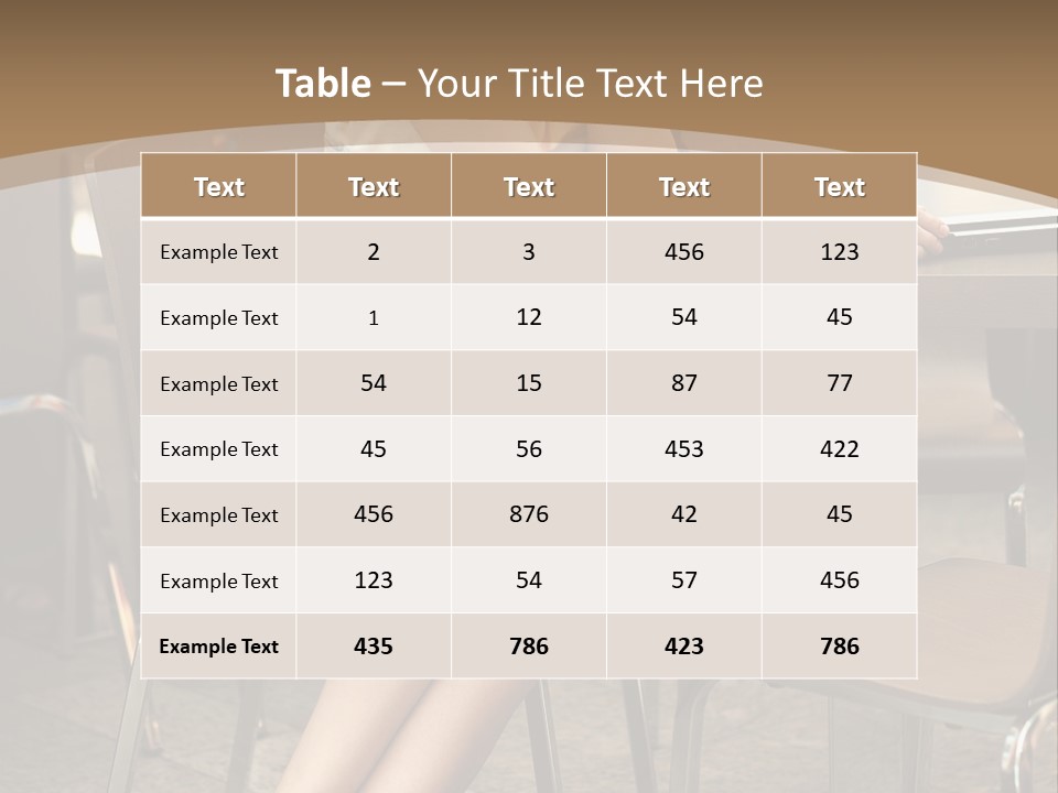 Glamour Y Human PowerPoint Template