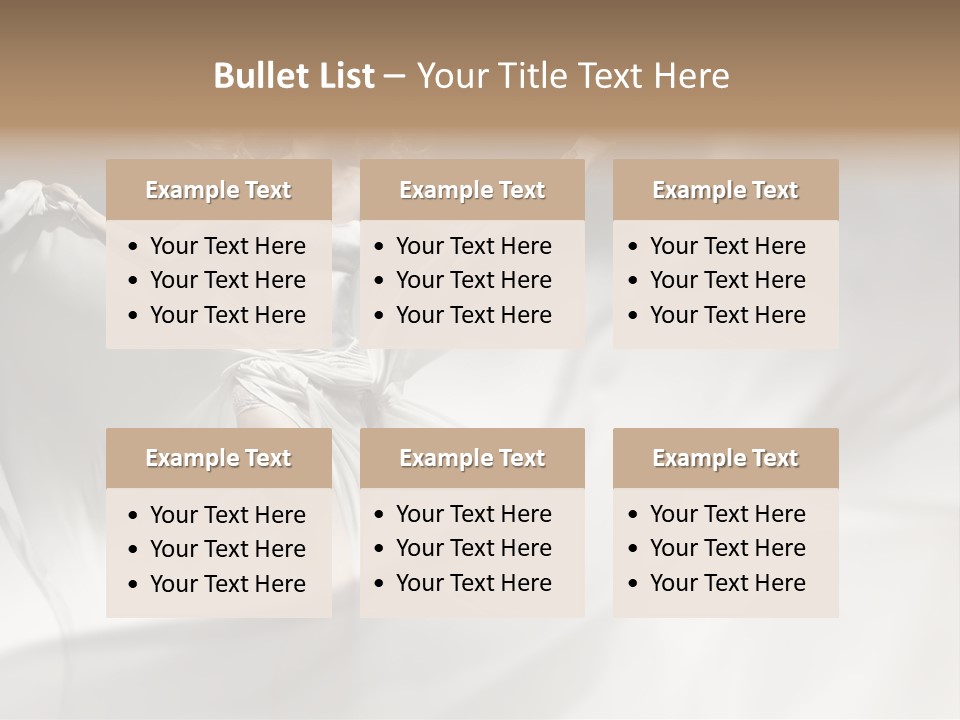 Sitting Windblown Seated PowerPoint Template