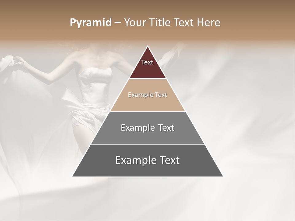 Sitting Windblown Seated PowerPoint Template