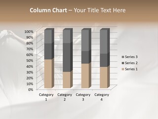 Sitting Windblown Seated PowerPoint Template