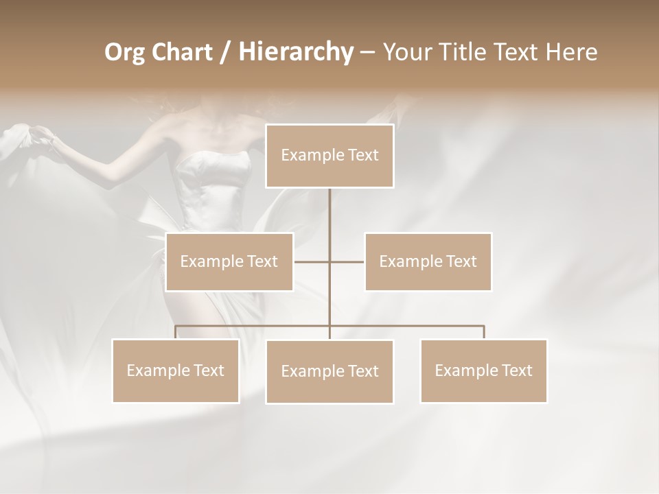 Sitting Windblown Seated PowerPoint Template