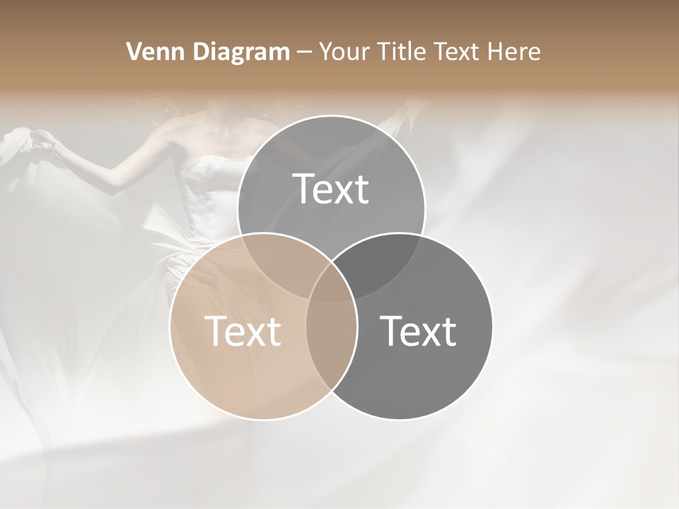 Sitting Windblown Seated PowerPoint Template