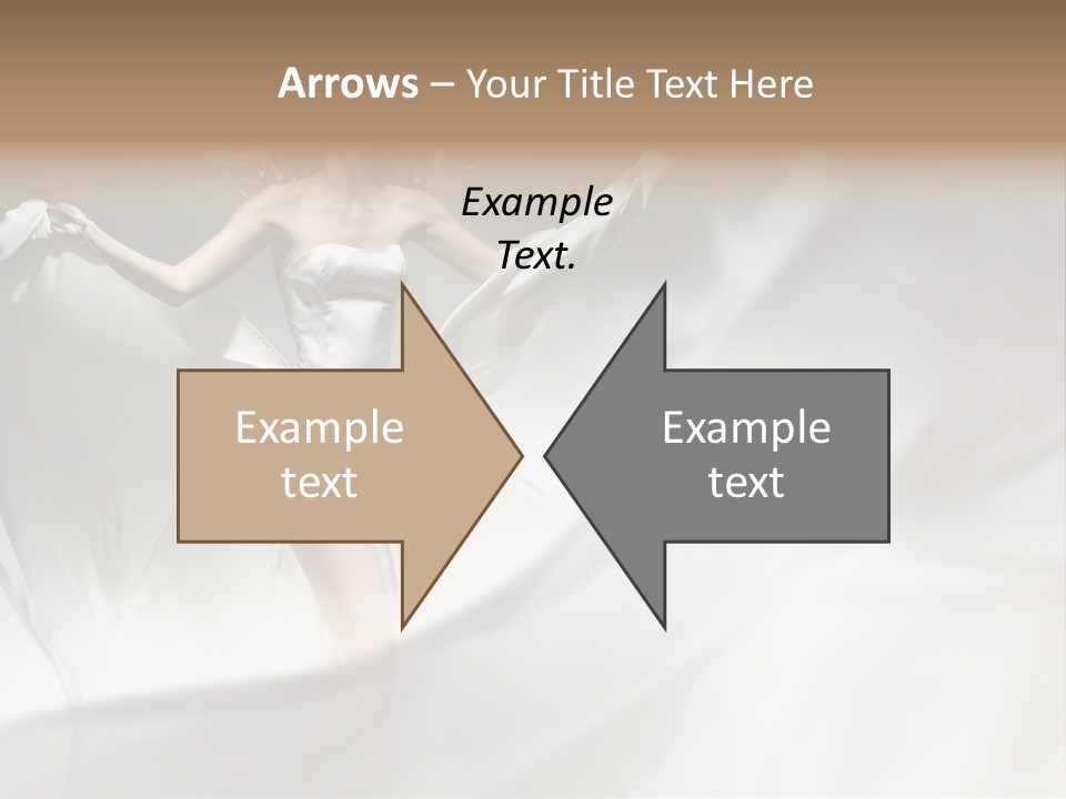 Sitting Windblown Seated PowerPoint Template