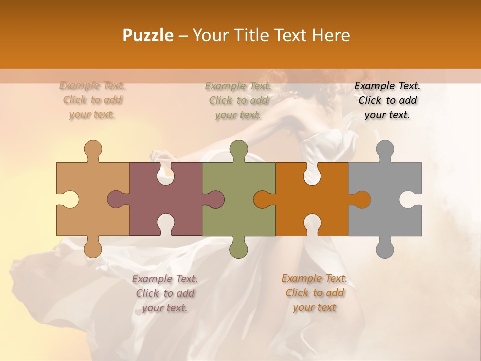 Spring Glamour Windblown PowerPoint Template