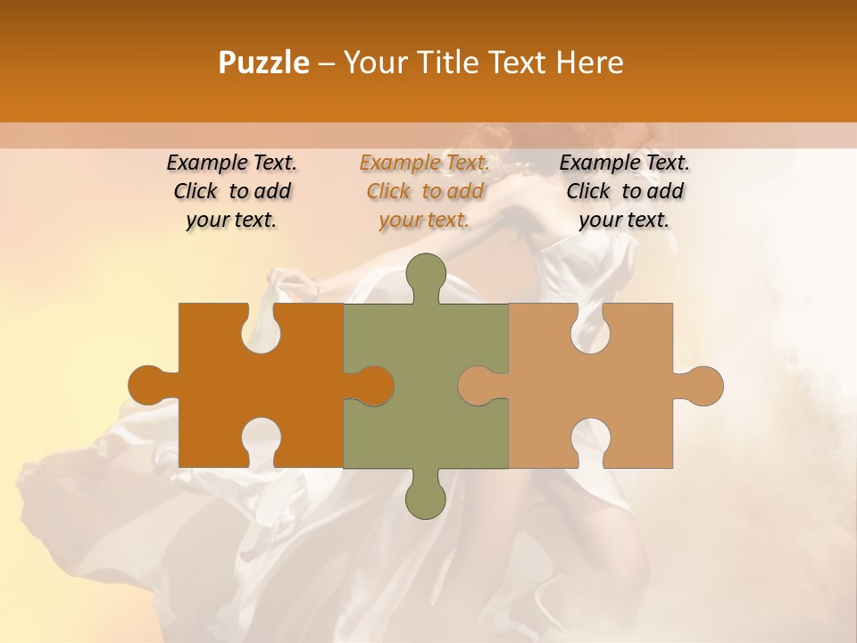 Spring Glamour Windblown PowerPoint Template