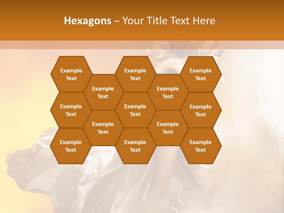 Spring Glamour Windblown PowerPoint Template