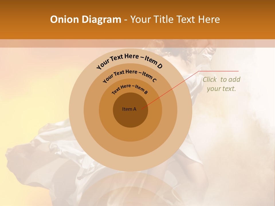 Spring Glamour Windblown PowerPoint Template