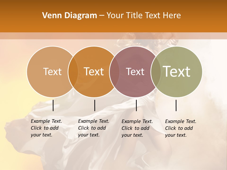 Spring Glamour Windblown PowerPoint Template