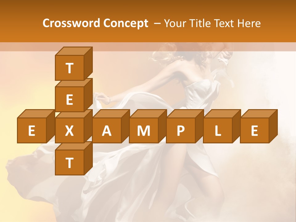 Spring Glamour Windblown PowerPoint Template