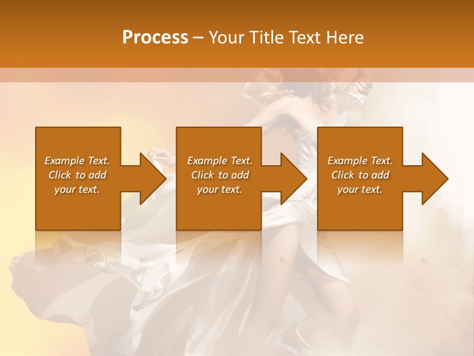 Spring Glamour Windblown PowerPoint Template