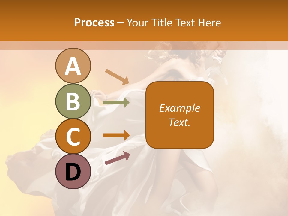 Spring Glamour Windblown PowerPoint Template