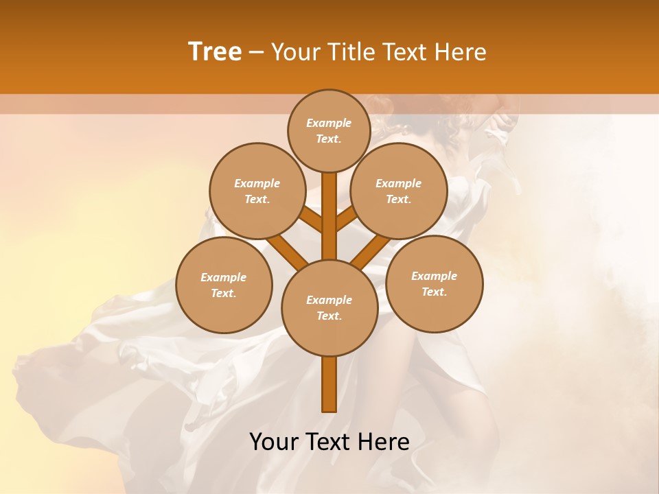 Spring Glamour Windblown PowerPoint Template