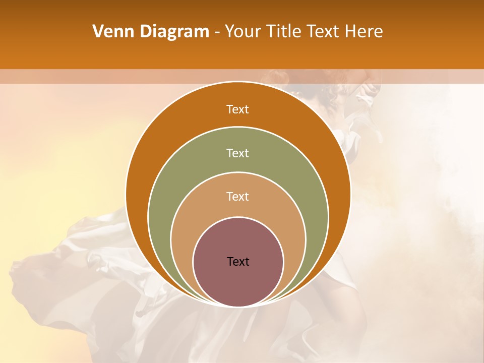 Spring Glamour Windblown PowerPoint Template