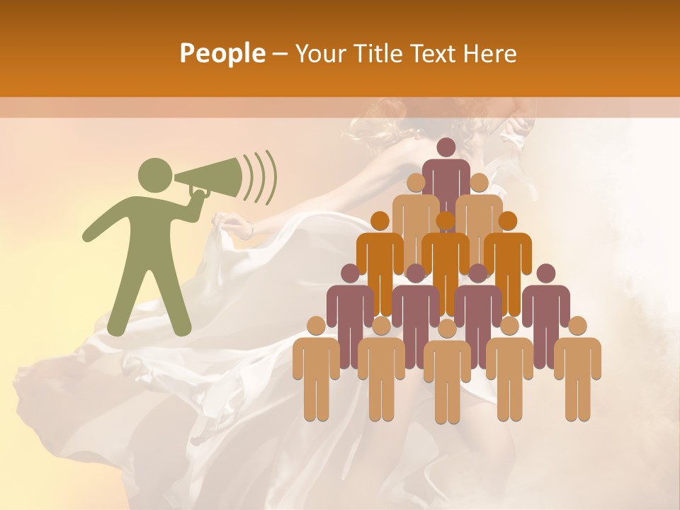 Spring Glamour Windblown PowerPoint Template