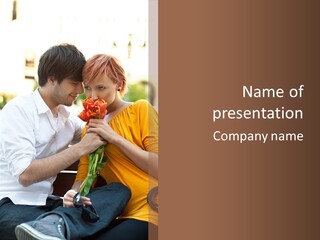 Care Real Girlfriend PowerPoint Template