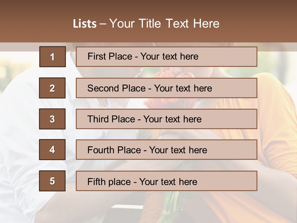 Care Real Girlfriend PowerPoint Template