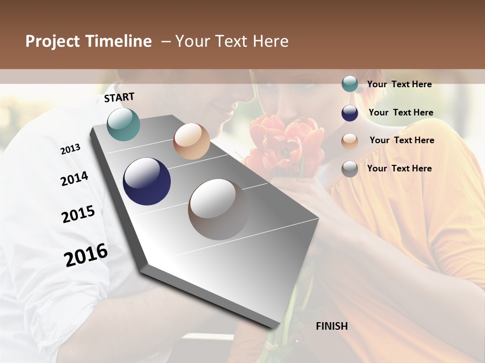 Care Real Girlfriend PowerPoint Template