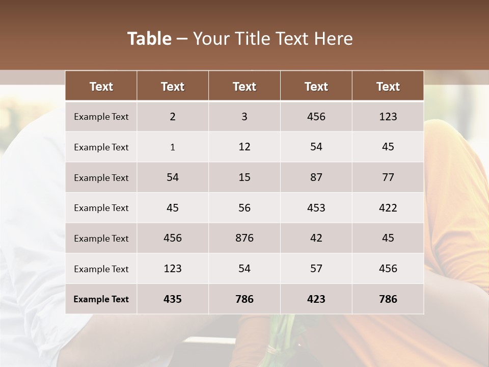 Care Real Girlfriend PowerPoint Template