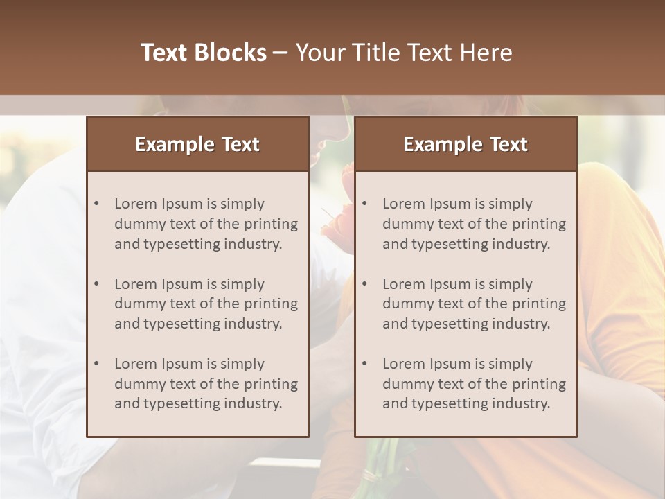 Care Real Girlfriend PowerPoint Template