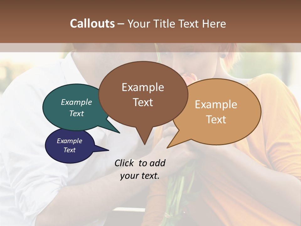 Care Real Girlfriend PowerPoint Template