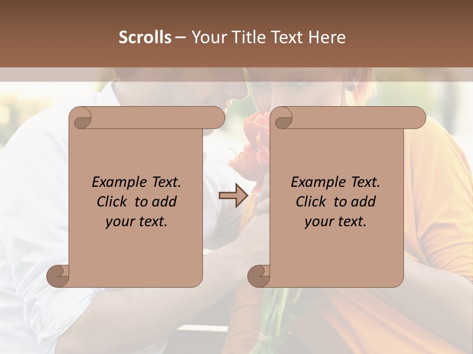 Care Real Girlfriend PowerPoint Template