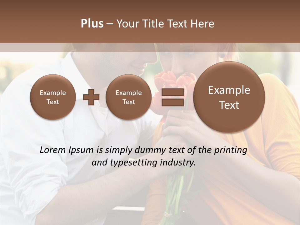 Care Real Girlfriend PowerPoint Template