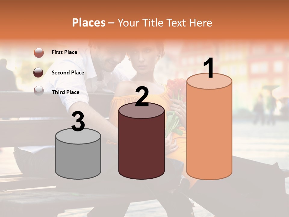 White Girlfriend Dating PowerPoint Template