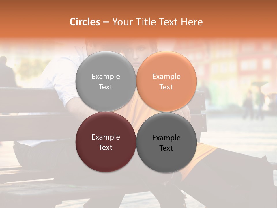 White Girlfriend Dating PowerPoint Template